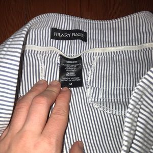 Hilary Radley Pinstripe Stretch Pants